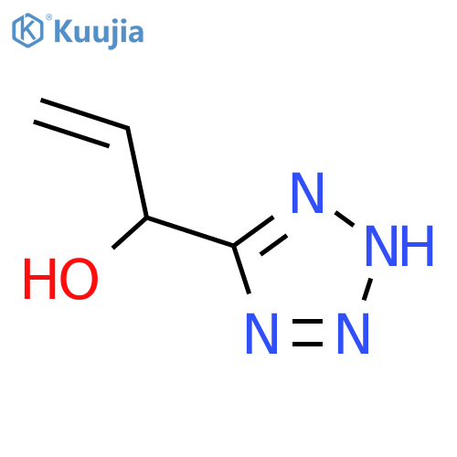 1-(1H-1,2,3,4-tetrazol-5-yl)prop-2-en-1-ol structure