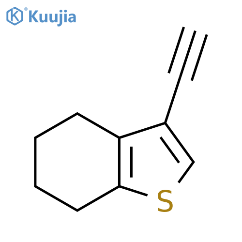 3-ethynyl-4,5,6,7-tetrahydro-1-benzothiophene structure