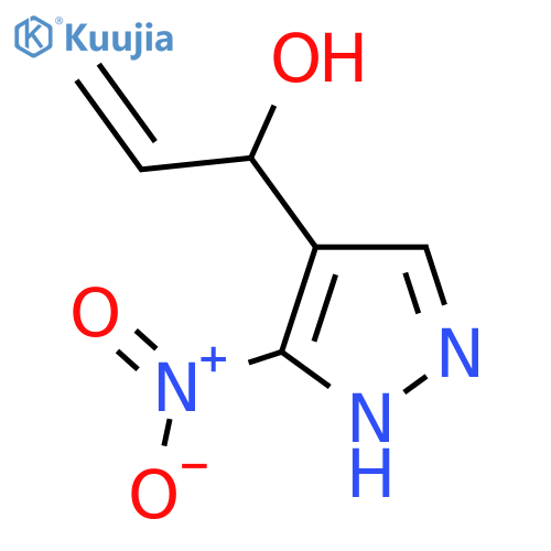 1-(3-nitro-1H-pyrazol-4-yl)prop-2-en-1-ol structure