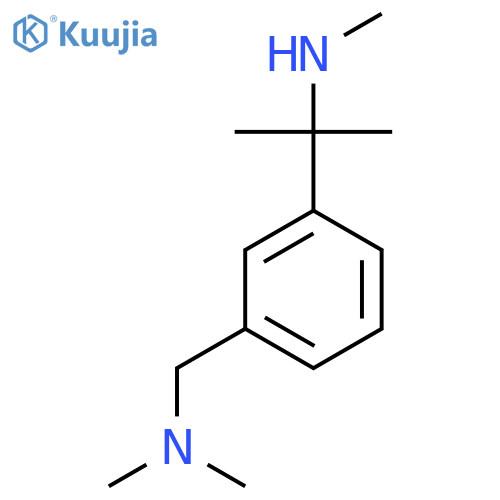 dimethyl({3-2-(methylamino)propan-2-ylphenyl}methyl)amine structure