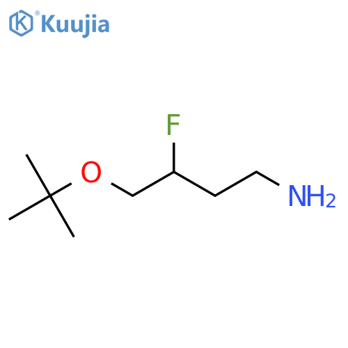 4-(tert-butoxy)-3-fluorobutan-1-amine structure