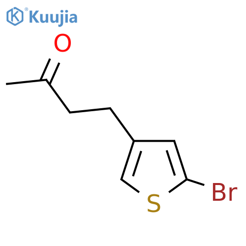 4-(5-bromothiophen-3-yl)butan-2-one structure