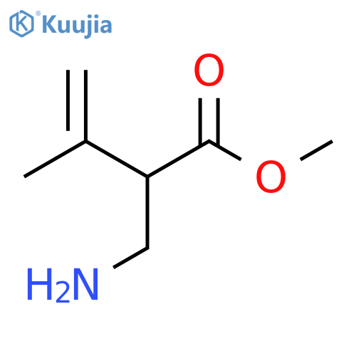 methyl 2-(aminomethyl)-3-methylbut-3-enoate structure