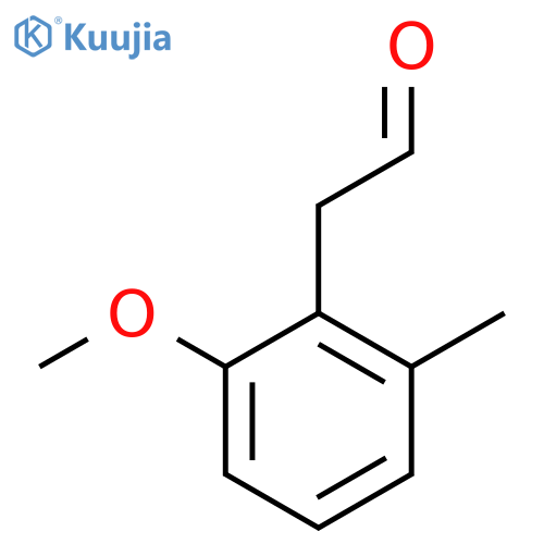 2-(2-methoxy-6-methylphenyl)acetaldehyde structure