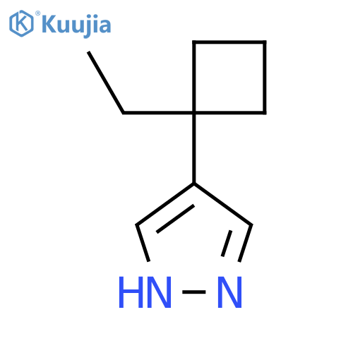 4-(1-ethylcyclobutyl)-1H-pyrazole structure