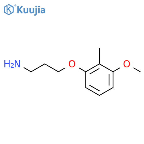 3-(3-methoxy-2-methylphenoxy)propan-1-amine structure