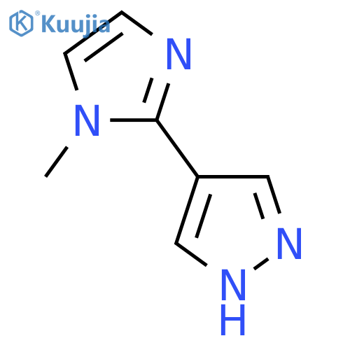 1-methyl-2-(1H-pyrazol-4-yl)-1H-imidazole structure