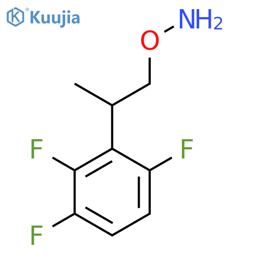 O-2-(2,3,6-trifluorophenyl)propylhydroxylamine structure