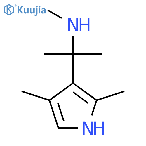 2-(2,4-dimethyl-1H-pyrrol-3-yl)propan-2-yl(methyl)amine structure