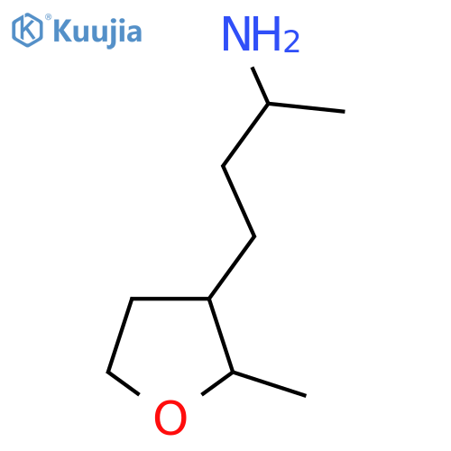 4-(2-methyloxolan-3-yl)butan-2-amine structure