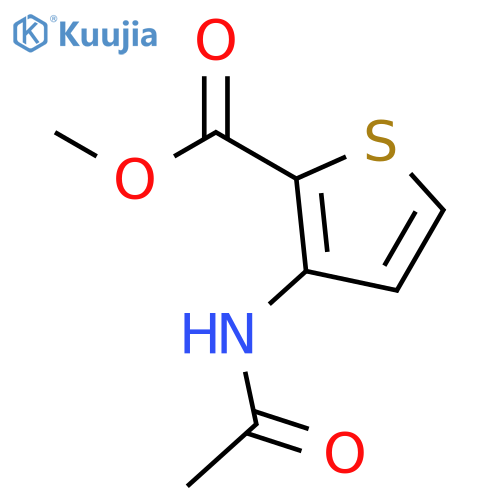 Methyl 3-acetamidothiophene-2-carboxylate structure