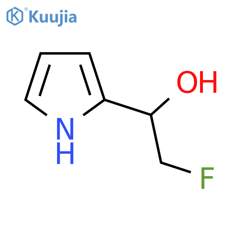 2-fluoro-1-(1H-pyrrol-2-yl)ethan-1-ol structure
