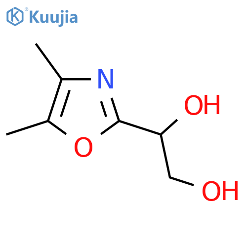 1-(dimethyl-1,3-oxazol-2-yl)ethane-1,2-diol structure