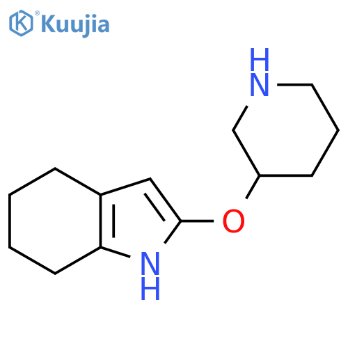 2-(piperidin-3-yloxy)-4,5,6,7-tetrahydro-1H-indole structure