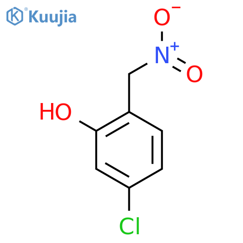 5-chloro-2-(nitromethyl)phenol structure