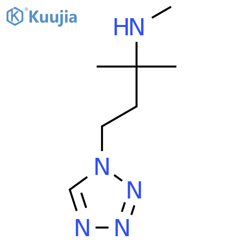 methyl2-methyl-4-(1H-1,2,3,4-tetrazol-1-yl)butan-2-ylamine structure