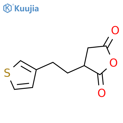3-2-(thiophen-3-yl)ethyloxolane-2,5-dione structure