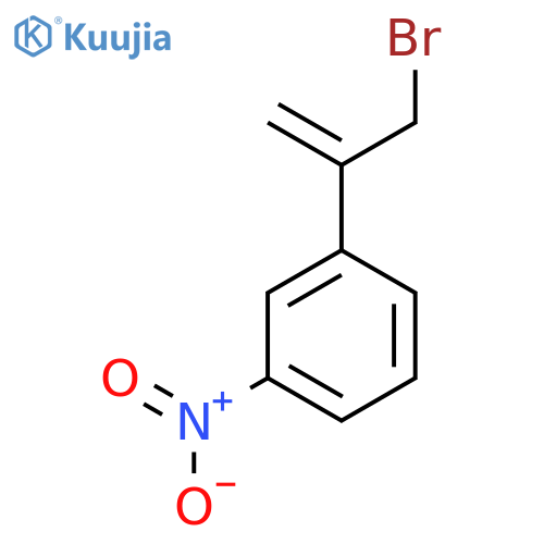1-(3-bromoprop-1-en-2-yl)-3-nitrobenzene structure