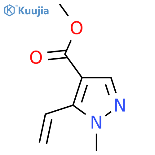 methyl 5-ethenyl-1-methyl-1H-pyrazole-4-carboxylate structure