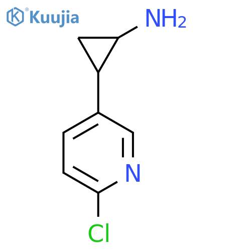 2-(6-Chloropyridin-3-yl)cyclopropan-1-amine structure