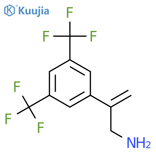 2-3,5-bis(trifluoromethyl)phenylprop-2-en-1-amine structure
