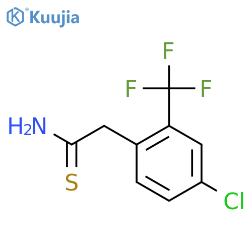 2-[4-Chloro-2-(trifluoromethyl)phenyl]ethanethioamide structure