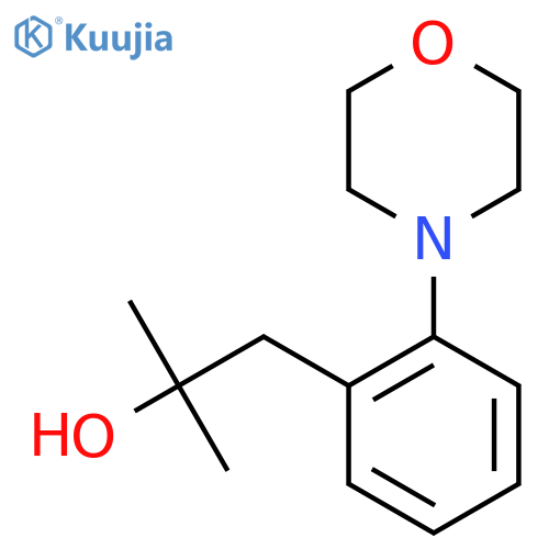 2-methyl-1-2-(morpholin-4-yl)phenylpropan-2-ol structure