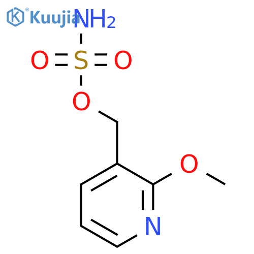 (2-methoxypyridin-3-yl)methyl sulfamate structure