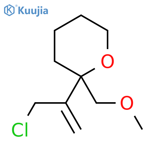 2-(3-chloroprop-1-en-2-yl)-2-(methoxymethyl)oxane structure