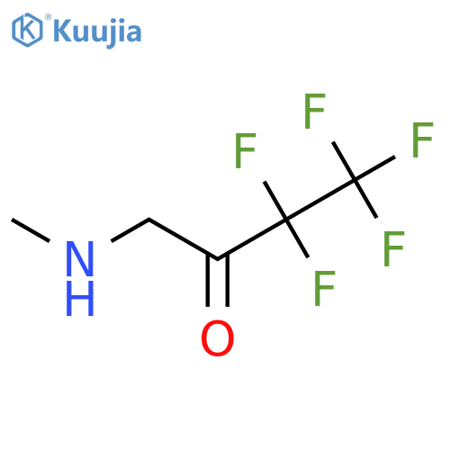 3,3,4,4,4-pentafluoro-1-(methylamino)butan-2-one structure
