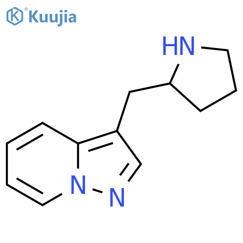 2-{pyrazolo1,5-apyridin-3-ylmethyl}pyrrolidine structure