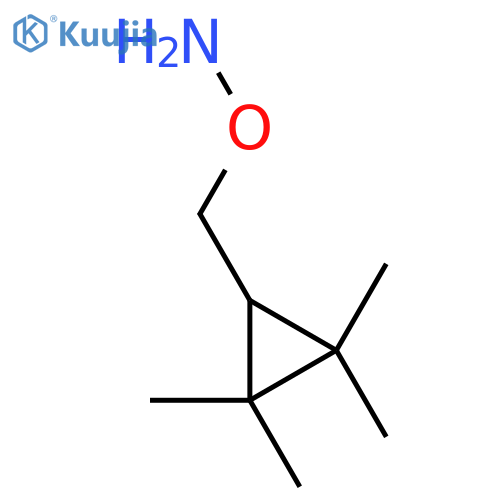 O-(2,2,3,3-tetramethylcyclopropyl)methylhydroxylamine structure
