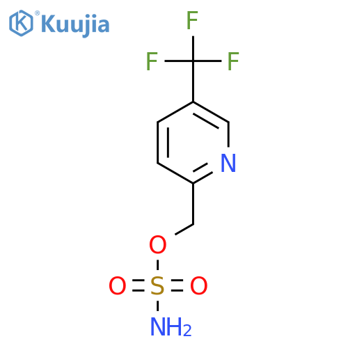 5-(trifluoromethyl)pyridin-2-ylmethyl sulfamate structure
