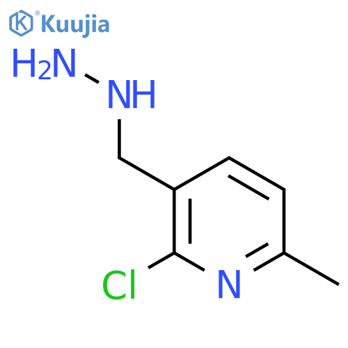 2-chloro-3-(hydrazinylmethyl)-6-methylpyridine structure