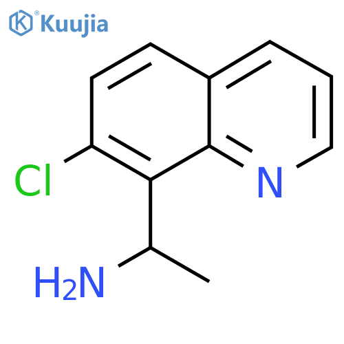 1-(7-chloroquinolin-8-yl)ethan-1-amine structure