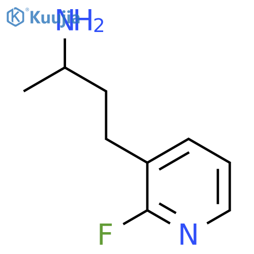 4-(2-fluoropyridin-3-yl)butan-2-amine structure