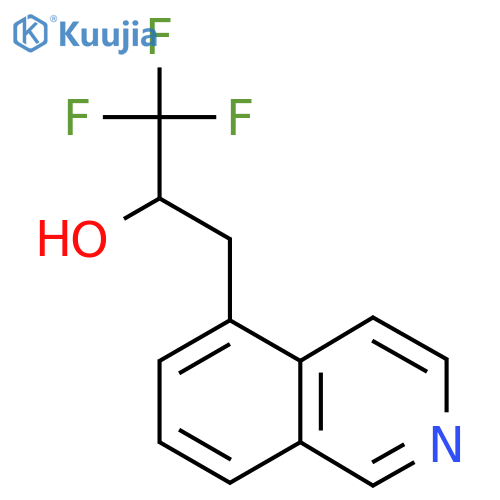 1,1,1-trifluoro-3-(isoquinolin-5-yl)propan-2-ol structure