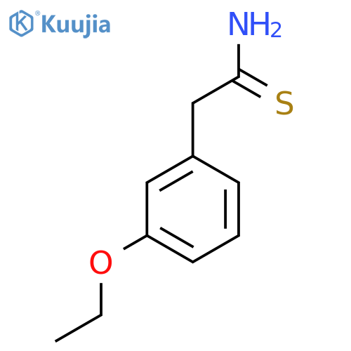 2-(3-ethoxyphenyl)ethanethioamide structure