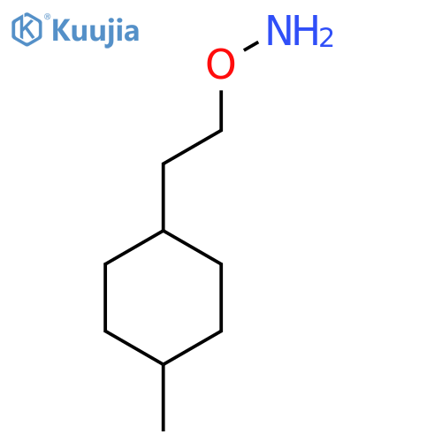 O-2-(4-methylcyclohexyl)ethylhydroxylamine structure