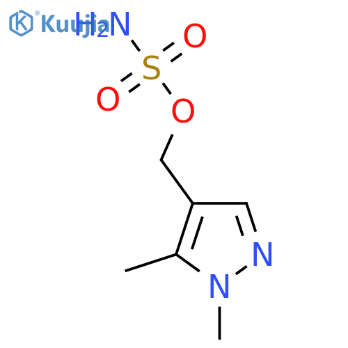 (1,5-dimethyl-1H-pyrazol-4-yl)methyl sulfamate structure