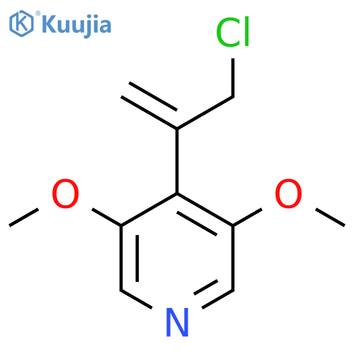 4-(3-chloroprop-1-en-2-yl)-3,5-dimethoxypyridine structure