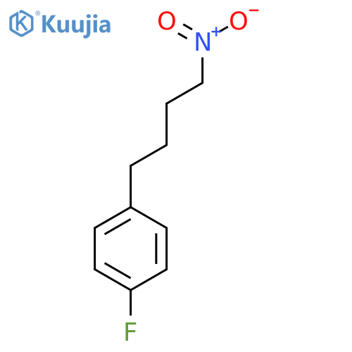 1-fluoro-4-(4-nitrobutyl)benzene structure