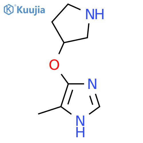 4-methyl-5-(pyrrolidin-3-yloxy)-1H-imidazole structure
