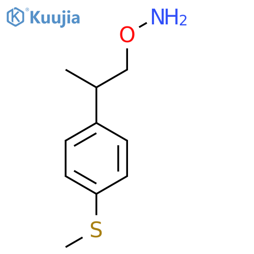 O-{2-4-(methylsulfanyl)phenylpropyl}hydroxylamine structure