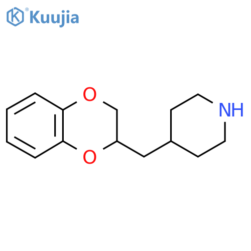 4-(2,3-dihydro-1,4-benzodioxin-2-yl)methylpiperidine structure
