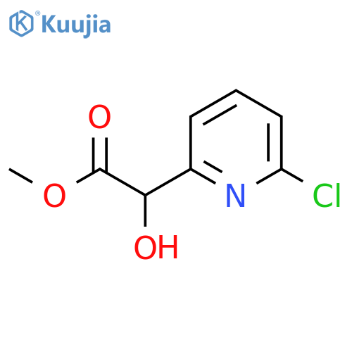 methyl 2-(6-chloropyridin-2-yl)-2-hydroxyacetate structure