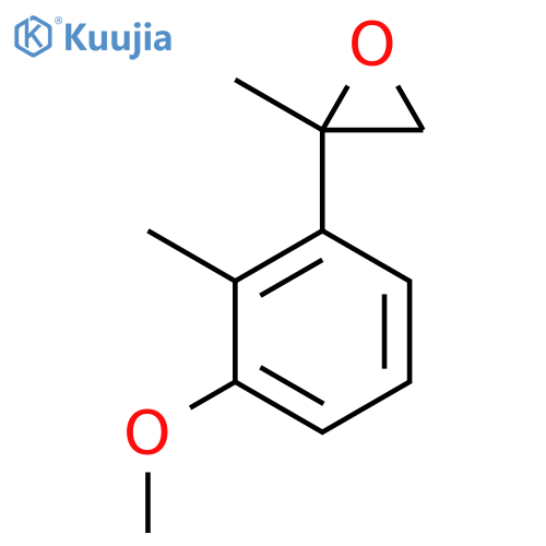 2-(3-methoxy-2-methylphenyl)-2-methyloxirane structure