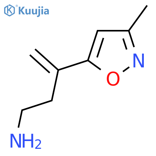 3-(3-methyl-1,2-oxazol-5-yl)but-3-en-1-amine structure