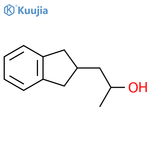 1-(2,3-dihydro-1H-inden-2-yl)propan-2-ol structure