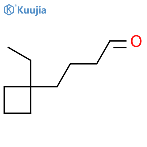 4-(1-ethylcyclobutyl)butanal structure